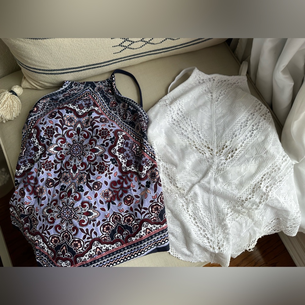 Two target flows tankini tops